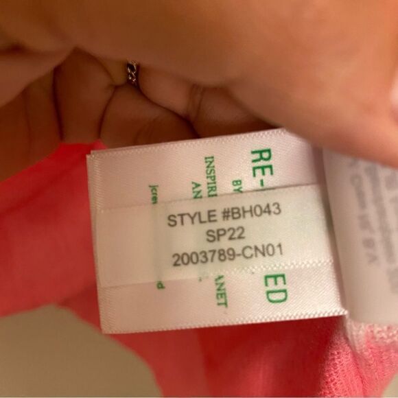 J Crew Teddie 100% cotton crewneck hot pink knit sweater XL - Picture 7 of 8